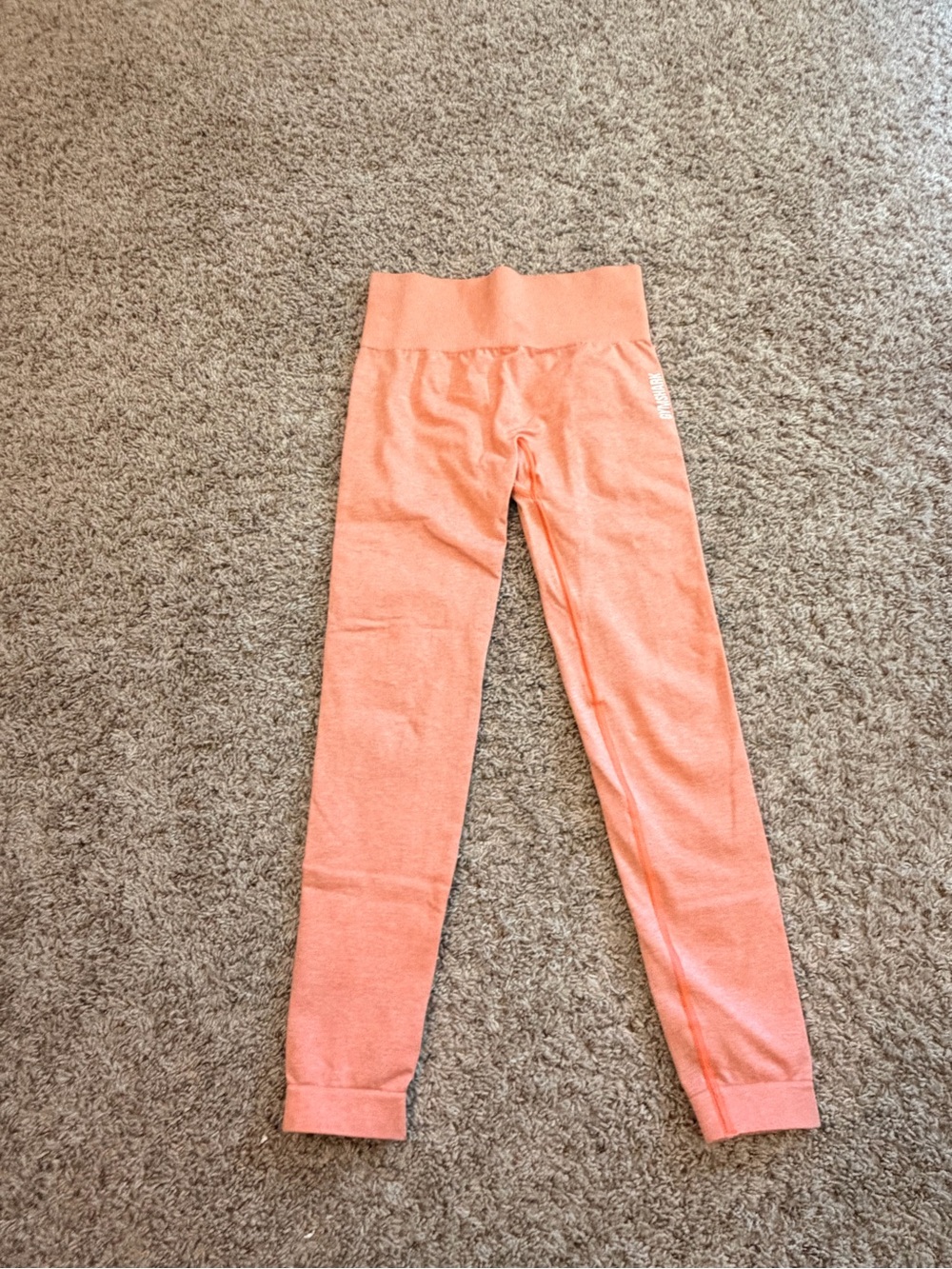 Coral Gymshark leggings